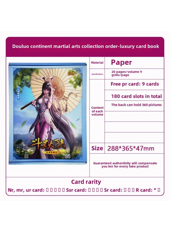Authentic Ultraman Card Game Cards Touro Continent Naruto Shippuden Cards Table Game Toys Fast Delivery-Color:Douluo-large Card Book - Image 1