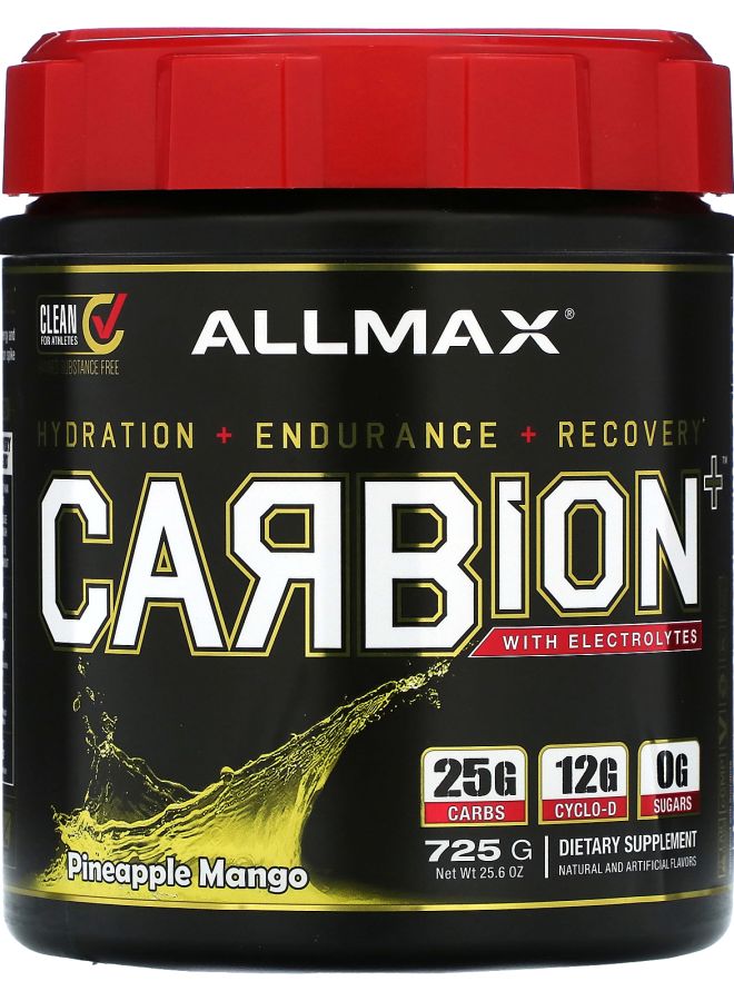 Allmax CARBION+™ With Electrolytes Pineapple Mango 25.6 oz (725 g)