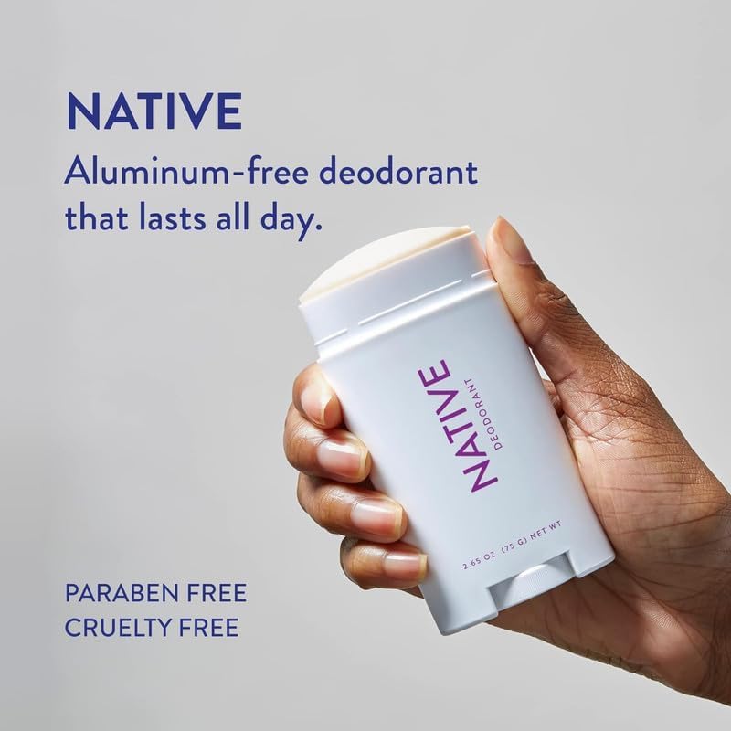 native Deodorant Contains Naturally Derived Ingredients, 72 Hour Odor Control | Deodorant for Women and Men, Aluminum Free with Baking Soda, Coconut Oil and Shea Butter | Lavender & Rose, 2-Pack - Image 4