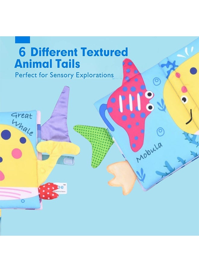 TodyJeyHo Baby book toys for 6-12 months, Enlightenment early education, suitable for infants and toddlers aged 1-2 years old, soft cloth, gifts for boys and girls, touch and feel fold toys  - Image 2