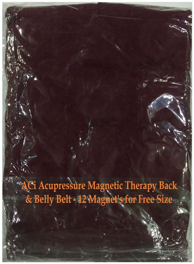 ACi Acupressure Magnetic Therapy Back Pain Relief Belt Back Support Magnetic Slimming Belt 12 Magnats (Free Size - Multicolor) - Image 3