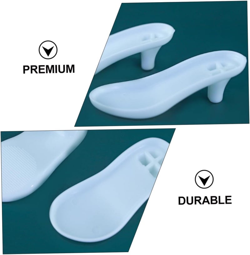 20pcs Doll Boots High Heels Soles Plastic Base for 60cm BJD Dolls DIY for Creative Play - Image 4