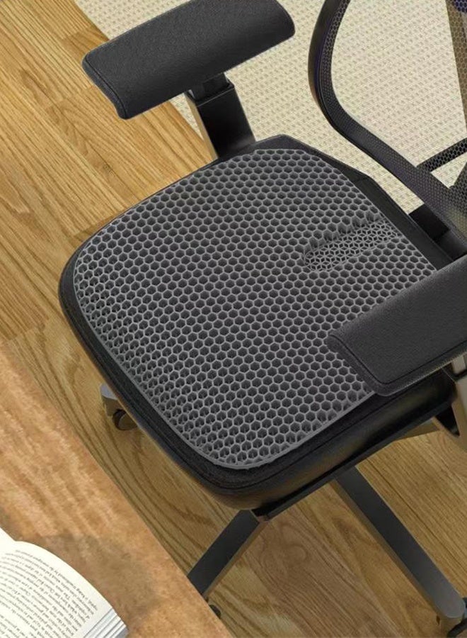 DUNISO Gel Seat Cushion for Long Sitting, Breathable Car Seat Cushion, Back, Sciatica, Tailbone Pain Relief Cushion for Car, Desk Chair, Wheelchair,Office Chair - Image 1