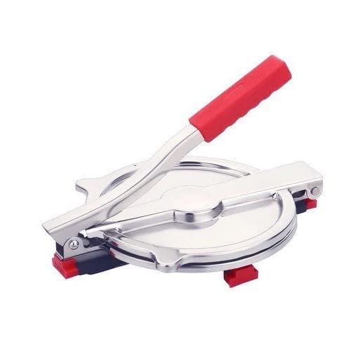 DJD DJD Stainless Steel Puri Maker Press Machine roti chapati Presser for Home papadkhakhra Puri Maker Press Machine with Handle ManualPack of 1 