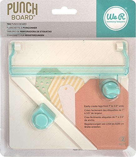 We R Memory Keepers Makers- Tag Punch Board, 18x16x4 com, Off-White - Image 5