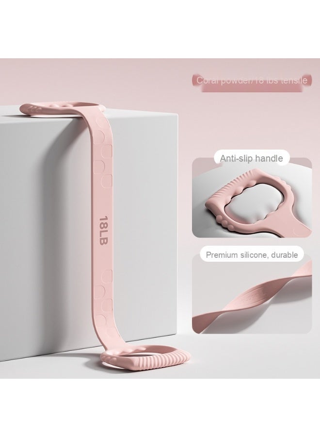 8-Shape Resistance Bands for Strength Training - Latex Stretching Strap for Home Use for Shoulder and Neck Flexibility, Back Exercise.
