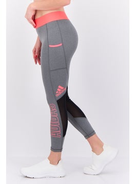 Women Sportswear Fit Brand Logo Training Leggings, Grey/Neon Pink - pzsku/Z59AA30CB698A3C9B8614Z/45/_/1740319957/ac9c7525-fbd4-480b-9321-c743fdaacf70