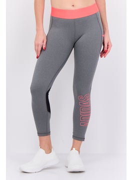 Women Sportswear Fit Brand Logo Training Leggings, Grey/Neon Pink - pzsku/Z59AA30CB698A3C9B8614Z/45/_/1740320014/74988d32-2465-436b-93ec-937e1a83c5b8