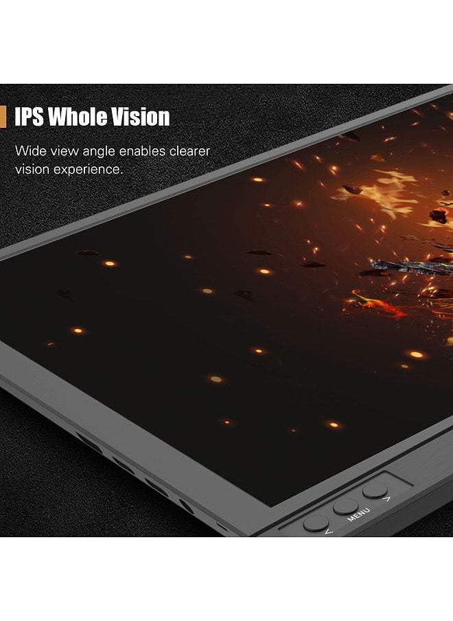 Generic - 15.6 Inch Portable Monitor 1920x1080 Full HD IPS Screen with Type-C HDMI Built-in Stereo Speakers for Phone Laptop Camera Display Gaming - Image 1