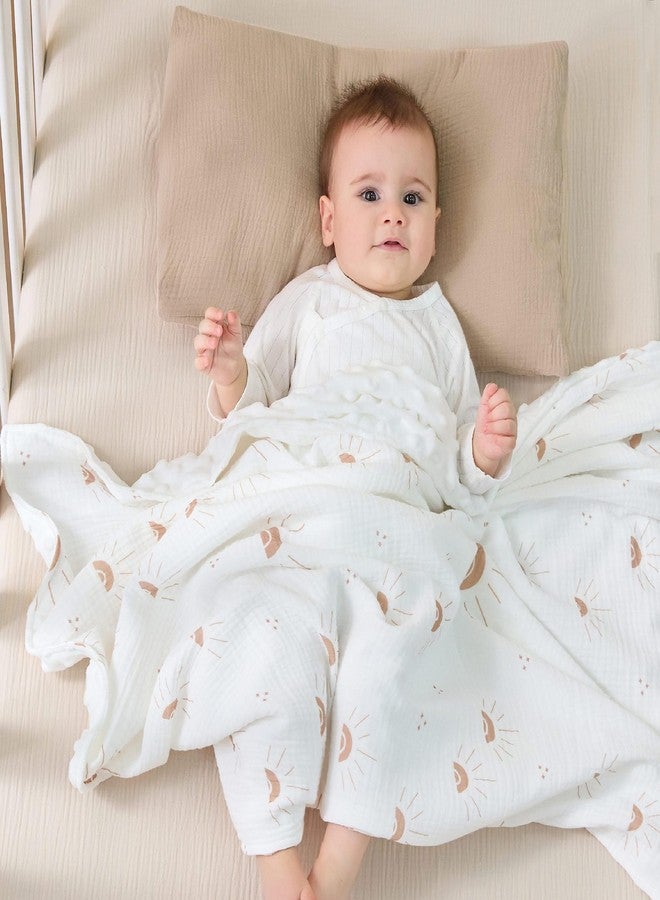 JELLYMONI 2 Pack Muslin Toddler Pillowcase for 13x18 Pillow, 100% Cotton Baby Pillow Case Cover for Bed, Toddler Cot and Travel, Soft & Breathable Baby Kids Envelope Pillowcase, No Pillow - Image 4