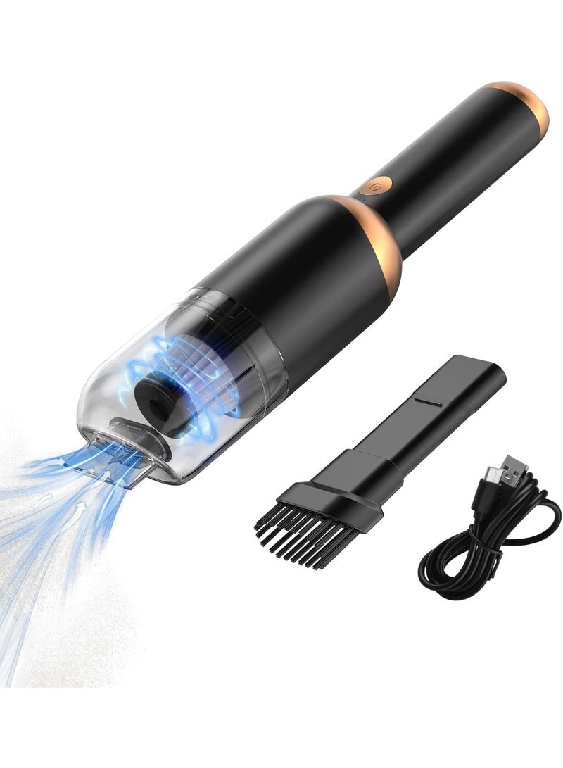 Cordless Handheld Vacuum Cleaner 9500PA, 3-in-1 Multi-Functional Rechargeable Car Vacuum with Removable 4000mAh Battery, Power Bank, LED Flashlight, Type-C Charging u0026 Washable HEPA Filter - Portable Mini Vacuum for Home, Car, and Office - Image 2