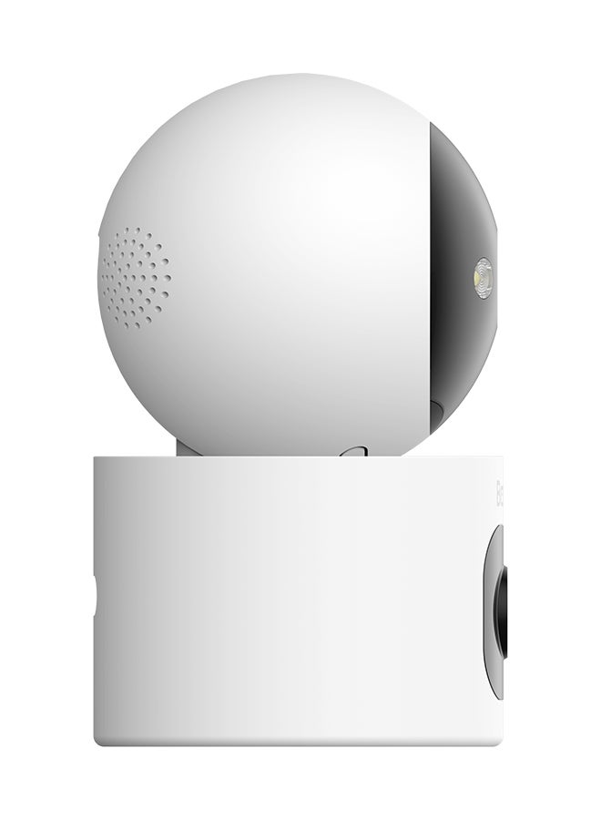 Botslab كاميرا أمان داخلية مزدوجة العدسة بدقة 2K 3MP3MP بيضاء - Image 4