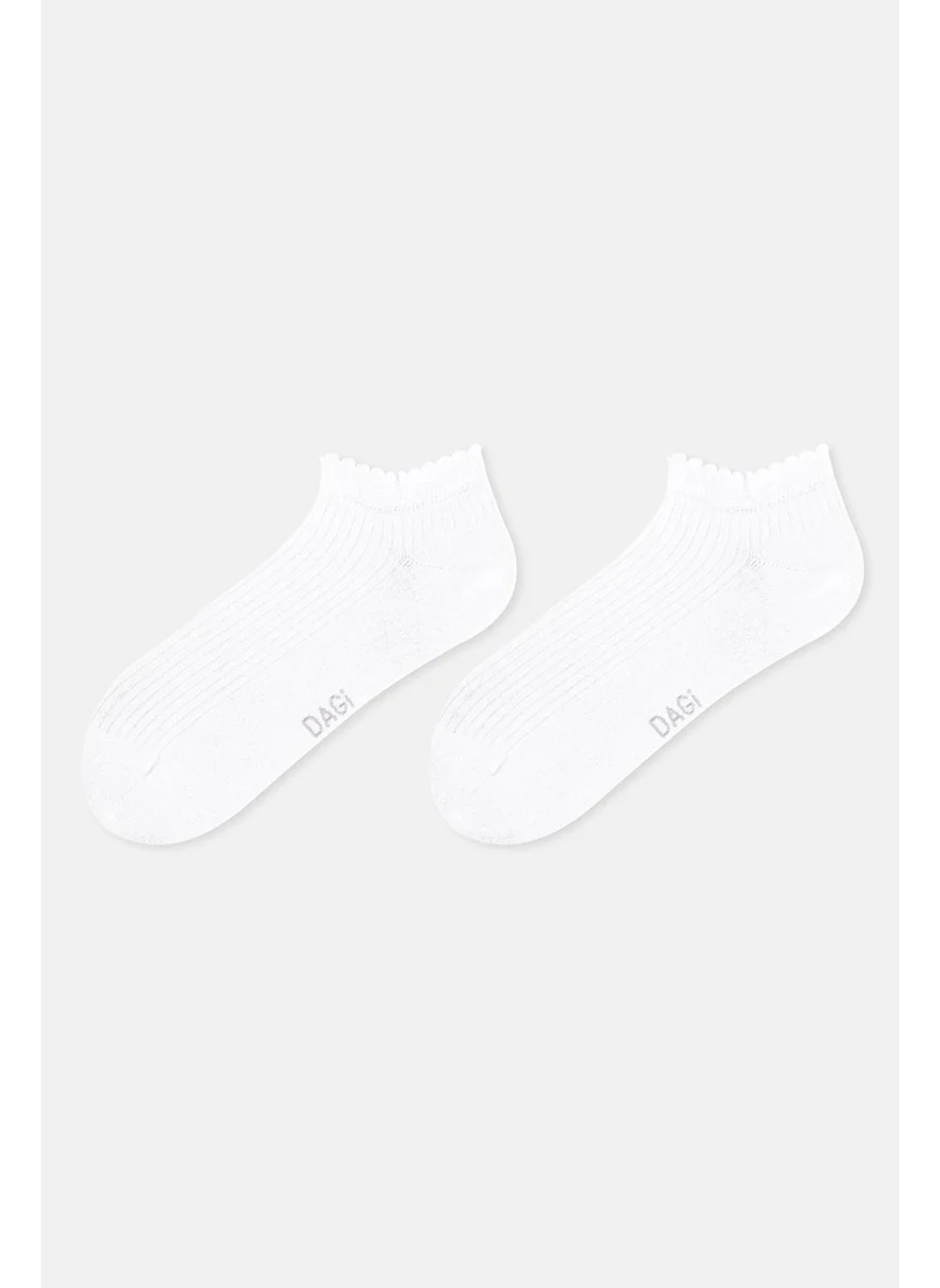 داجي White Women's Booties Socks