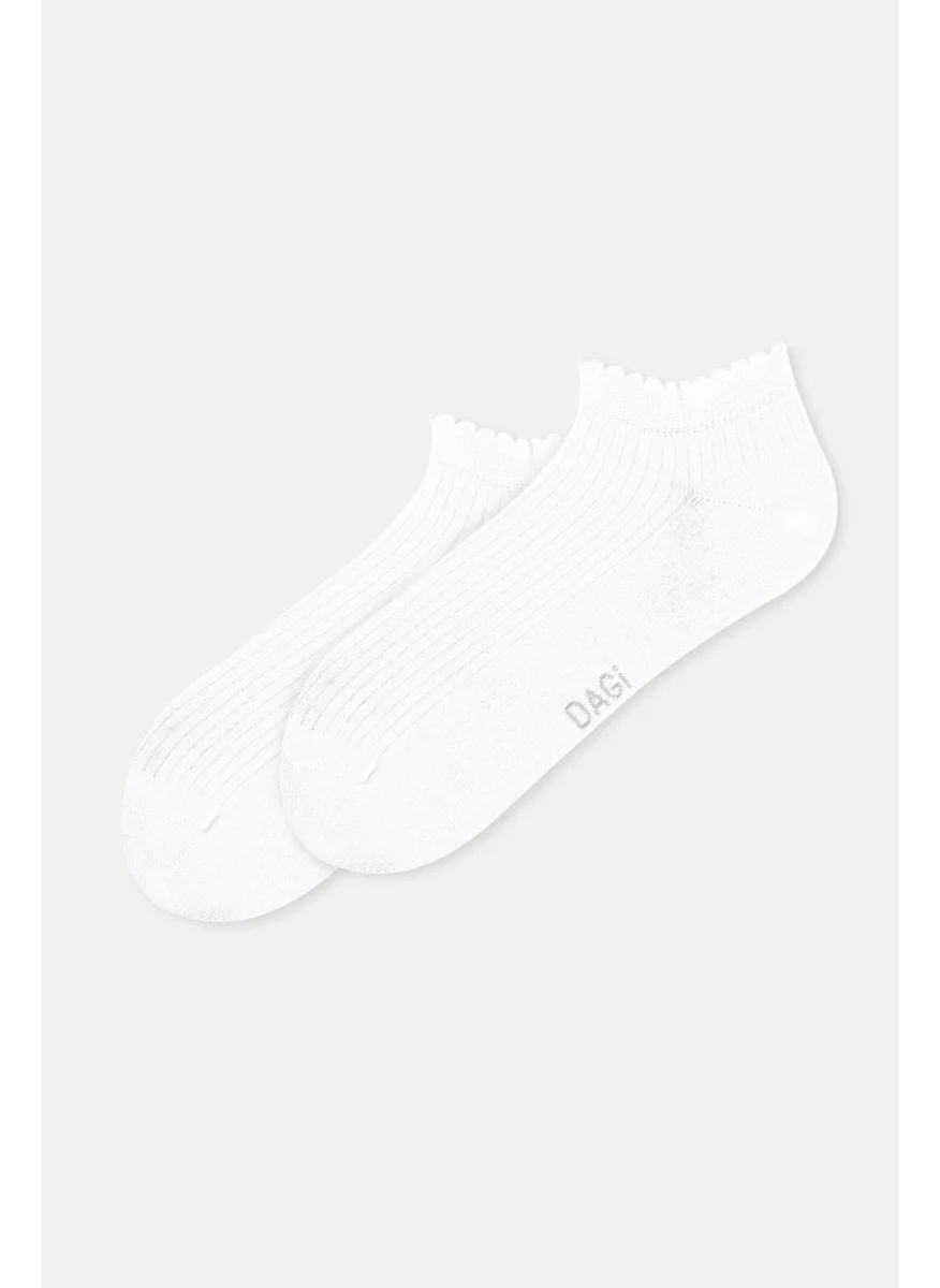 داجي White Women's Booties Socks