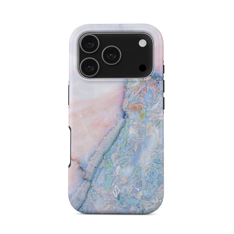 BURGA iPhone 17 Pro Holo Premium Case Compatible with Hybrid Dual-Layer Hard Shell + Silicone Protection - Scratch-Resistant Shockproof Mobile Cover