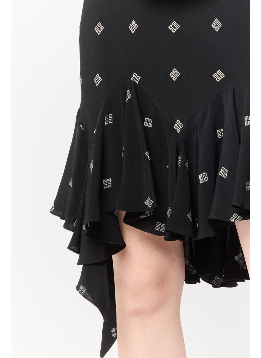 GIVENCHY Women Allover Print Mini Dress, Multicolor  - Image 3
