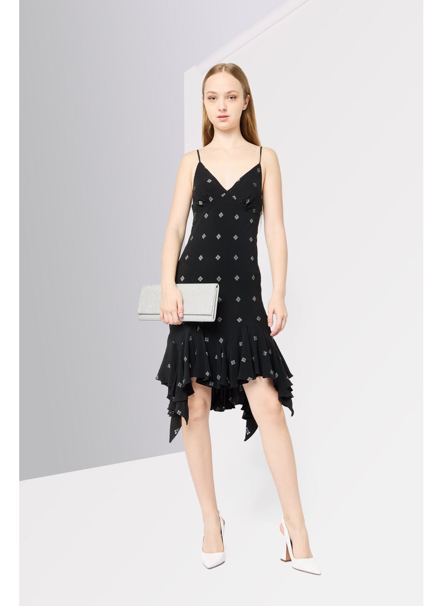 GIVENCHY Women Allover Print Mini Dress, Multicolor  - Image 2