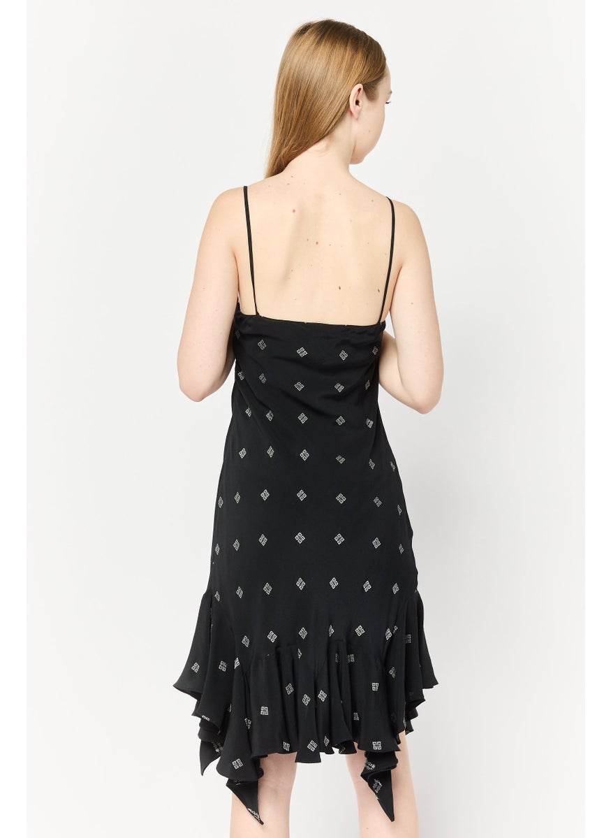 GIVENCHY Women Allover Print Mini Dress, Multicolor  - Image 4