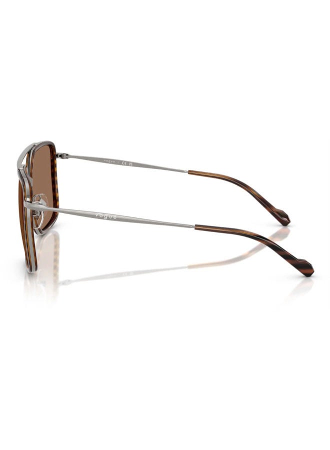 Vogue Men Full Rim Square Sunglasses 0VO4336SI 57 - Image 4