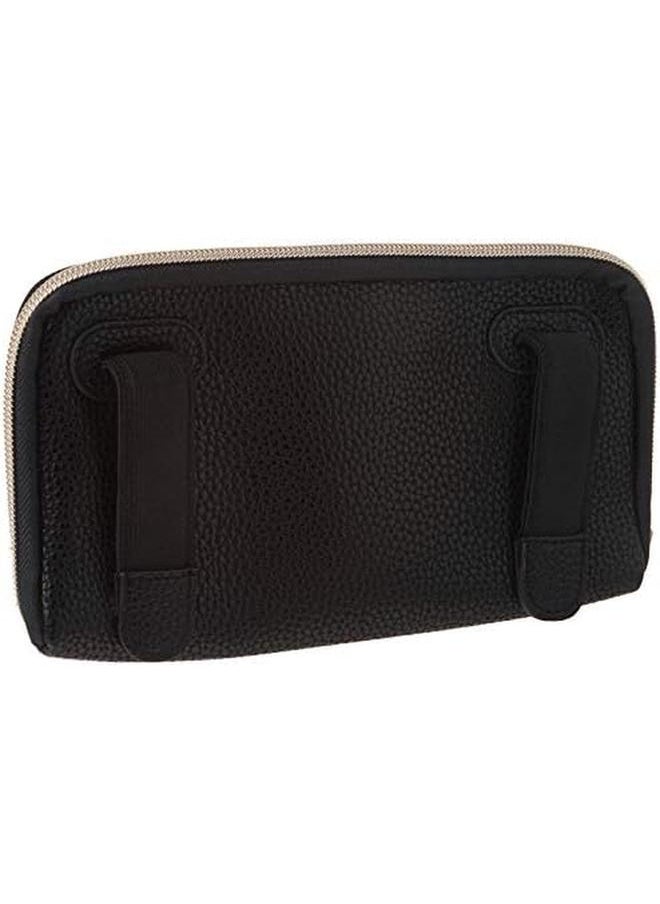 Itzy Ritzy Travel Wipes Case Portable On The Go Baby Wipes Holder Including Removable Clips For Car Visor Or Seat Back Designed To Hold Packs Of Up To 64 Wipes Coffee And Cream  - Image 2