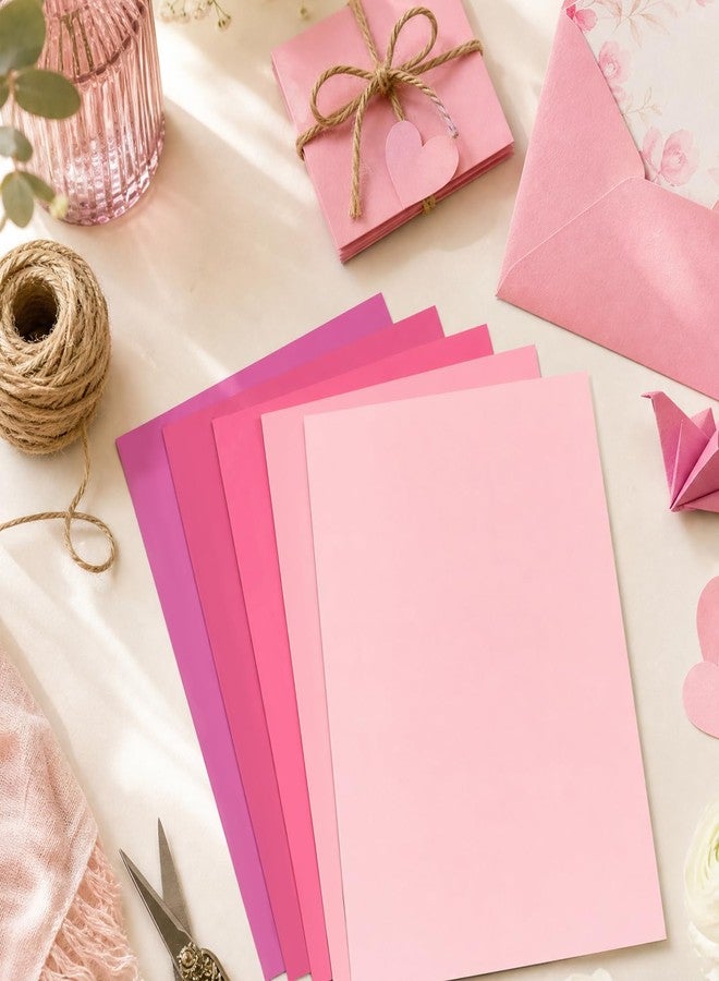 Bupete 30 Sheets 8.5" X 11" Colored Cardstock, 230GSM Pink Heavy Cardstock - Image 5
