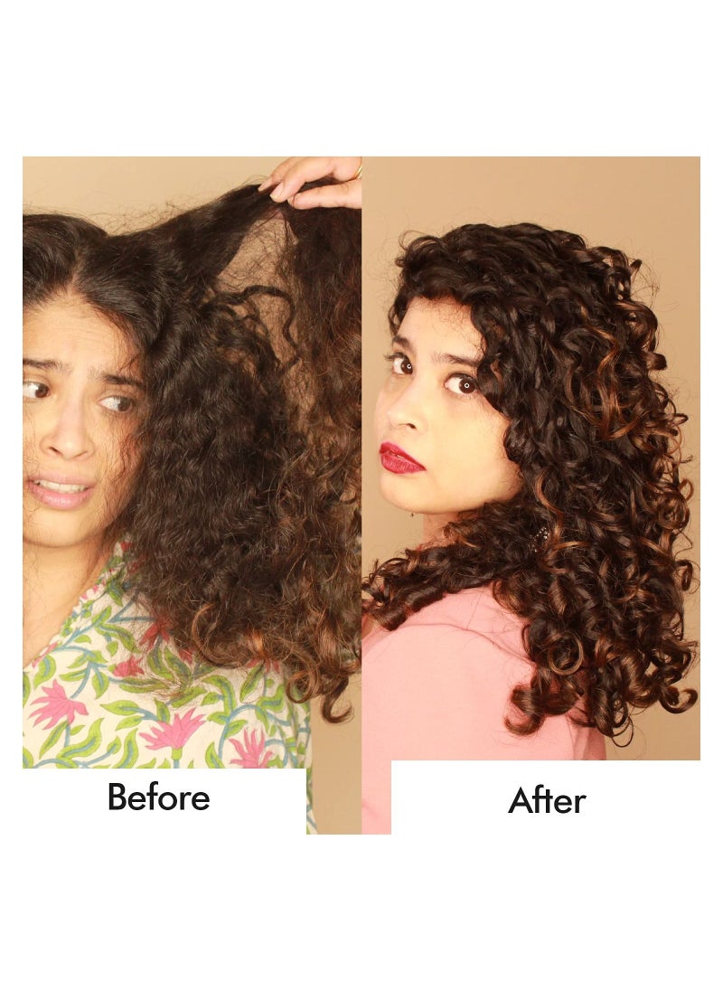 Curl Up Ultra Defining Bundle With Curly Hair Shampoo Conditioner Leave In Curl Cream And Hair Gel For Dry Frizzy Wavy And Curly Hair Sulphate Paraben And Silicone Free Combo Of 4  - Image 5