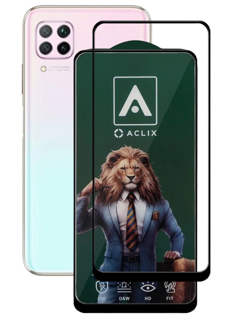 ACLIX Antistatic ESD Dustproof Premium Quality High Definition Tempered Glass Screen Protector Designed For Huawei nova 7i - Image 1