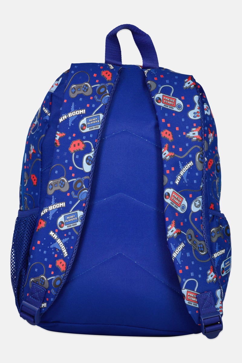 Joe Boxer Kids Boy Graphic Print Backpack, Multicolor - Image 2