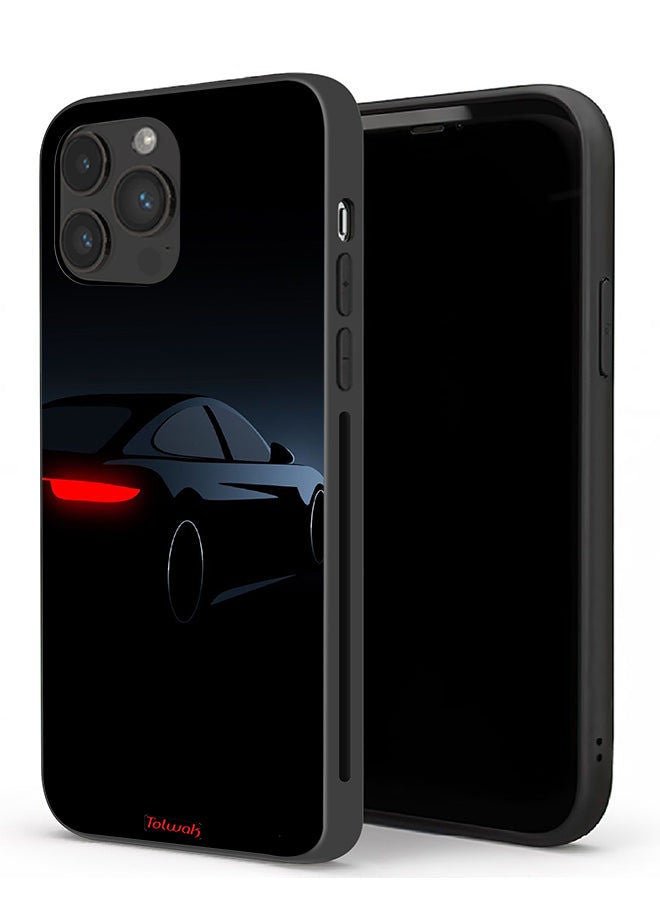 Tolwak حافظة حماية هاتف آبل آيفون 13 برو ماكس سيارة داكنة - Image 1