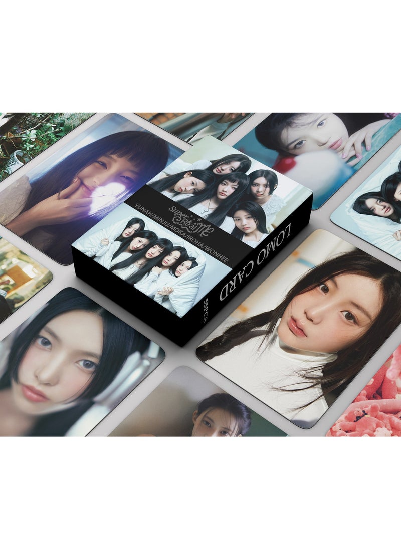 EHOME 55Pcs ILLIT New Album SUPER REAL ME Lomo Card  - Image 1