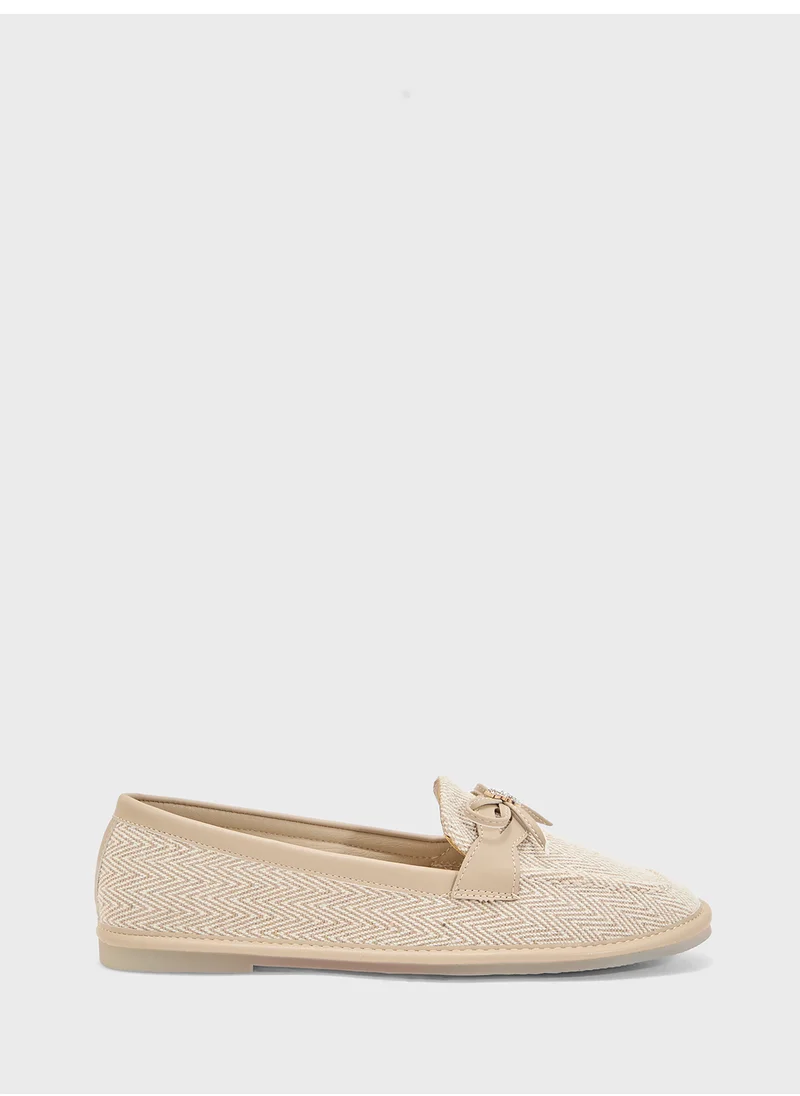 Pink Step Tweed Loafer