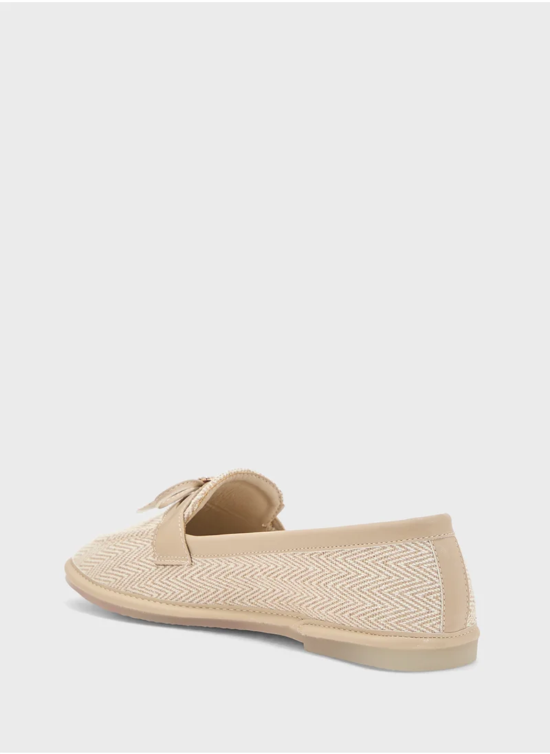 Pink Step Tweed Loafer