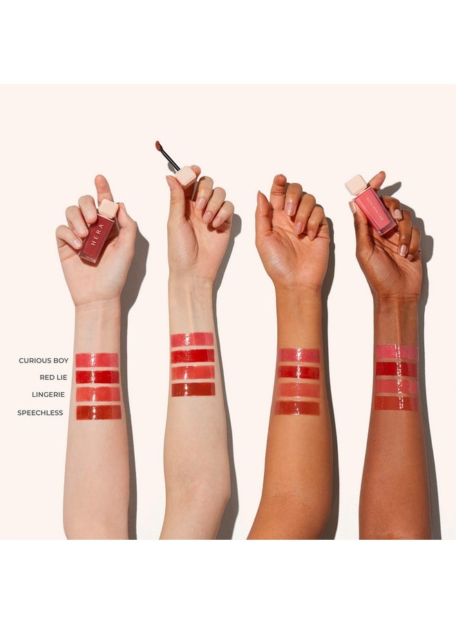 HERA - Lip Gloss Jennie Picked Sensual Spicy Nude Gloss Korean Makeup Lipstick By Amorepacific (5G, 462) - Image 1