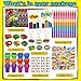 Cinrobiye 72 Pcs Hero Party Favors Hero Coloring Books Stickers Tattoos Stampers Keychains Rings Rainbow Pencils Comic Birthday Party Supplies Goodie Bag Fillers Prize Bulk Set - Image 4