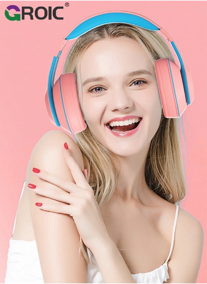 GROIC - Wireless Gaming Headset, Bluetooth Headphones BT5.1 Connection, Soft Ear Cushions, Game Headset for Desktop Laptop with Folding Design, Rechargeable Battery - Image 1