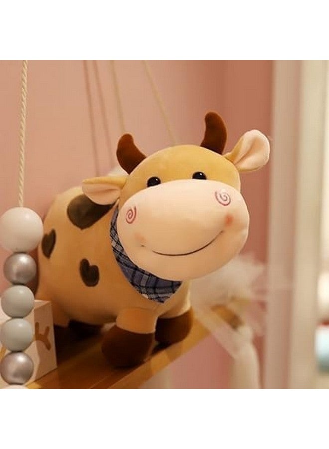 Sanwaliyaji Collection Cow Soft Toys Pet Animal Adorable Standing Cow with Smiling Face Stuffed Soft Doll Toy for Kids Soft Plush Stuff Toy | for Boys, Girls, Babies, Kids - Image 1