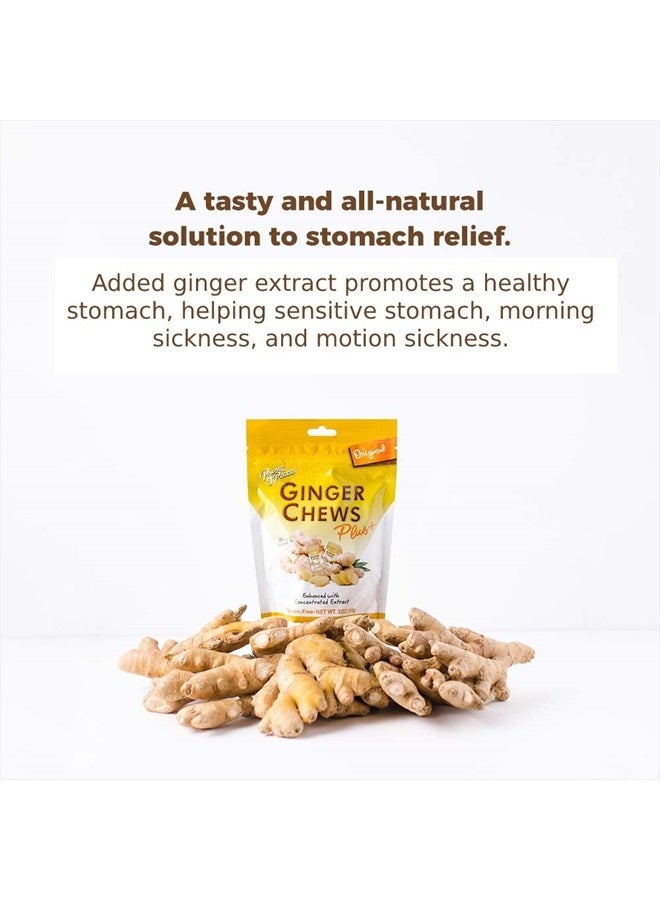 Prince Of Peace Ginger Chew Plus+ Original, 3 oz. Bag – Digestive Aid, Relief, Healthy Candy, Stomach Aid - Image 5