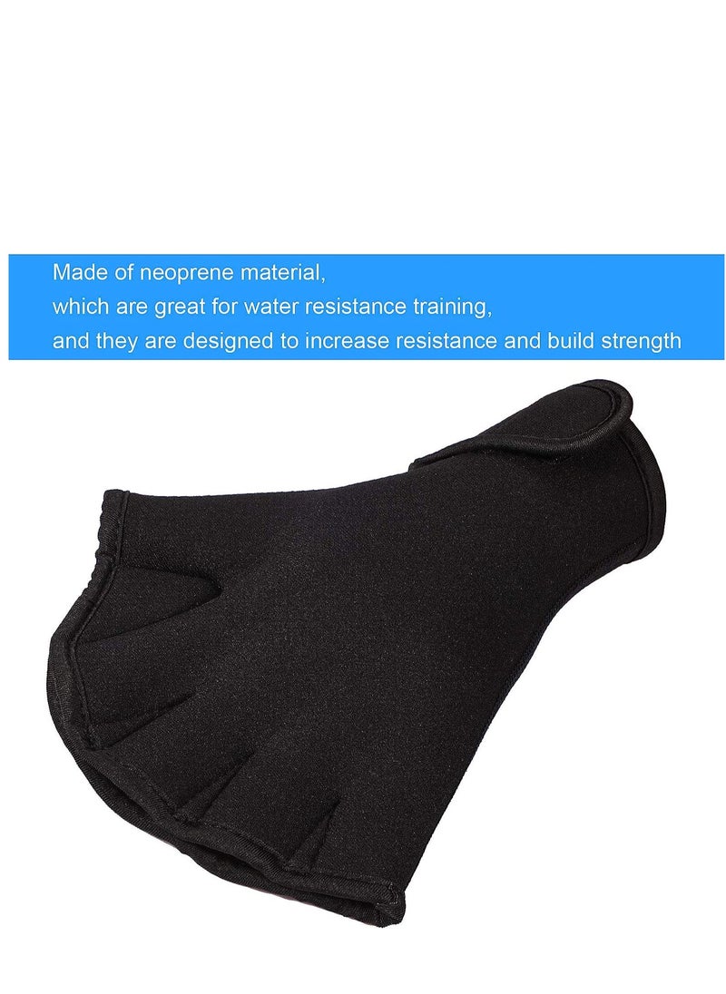 Swimming Gloves, 2 Pairs Aquatic Swim Training Gloves Neoprene Gloves, Fitness Water Resistance Webbed Gloves Water Aerobic Equipment for Swimming Diving Exercise Training - pzsku/Z59AB58646AD46AAD99AFZ/45/_/1721132184/f9b8f401-3883-4154-8b58-bb864e663d1c