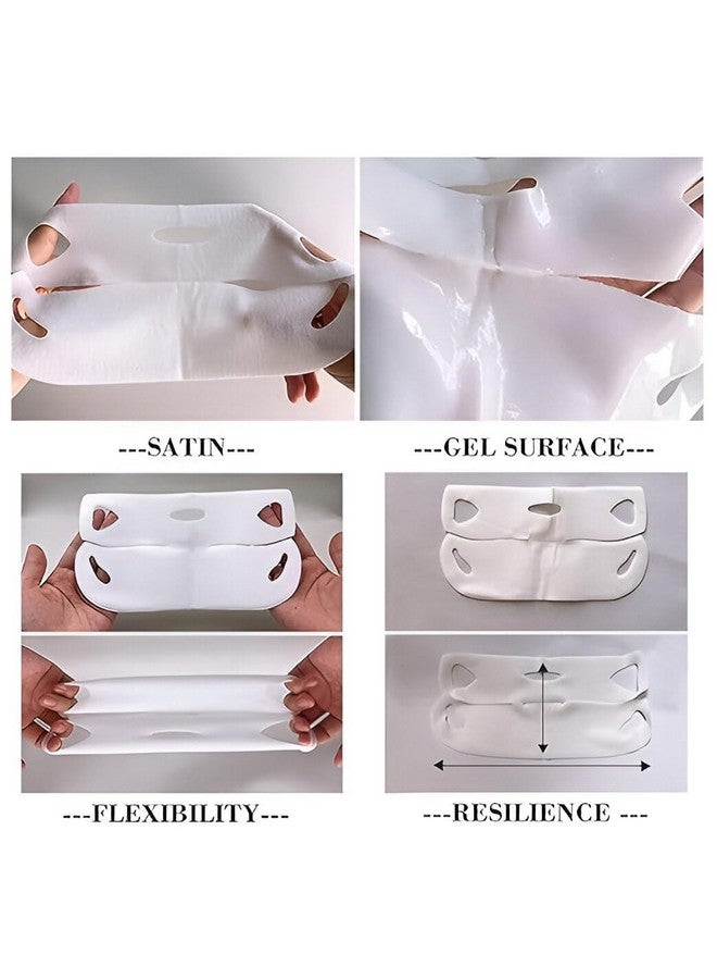 ABTER V Line Lifting Face Mask - Chin Up Patch for Double Chin Reducer, Firming & Moisturizing - V Shaped Slimming Face Mask with Gel Pads for Tightening Skin - Image 4