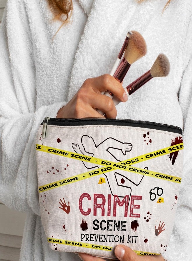 CLHHM Friends TV Show Gifts Makeup Bag Crime Show Inspired Gift Merchandise Zipper Cosmetic Bag Funny Period Travel Pouch for Women Girls Graduation Friendship Birthday - Image 5