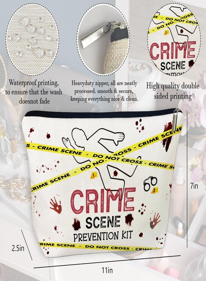 CLHHM Friends TV Show Gifts Makeup Bag Crime Show Inspired Gift Merchandise Zipper Cosmetic Bag Funny Period Travel Pouch for Women Girls Graduation Friendship Birthday - Image 3