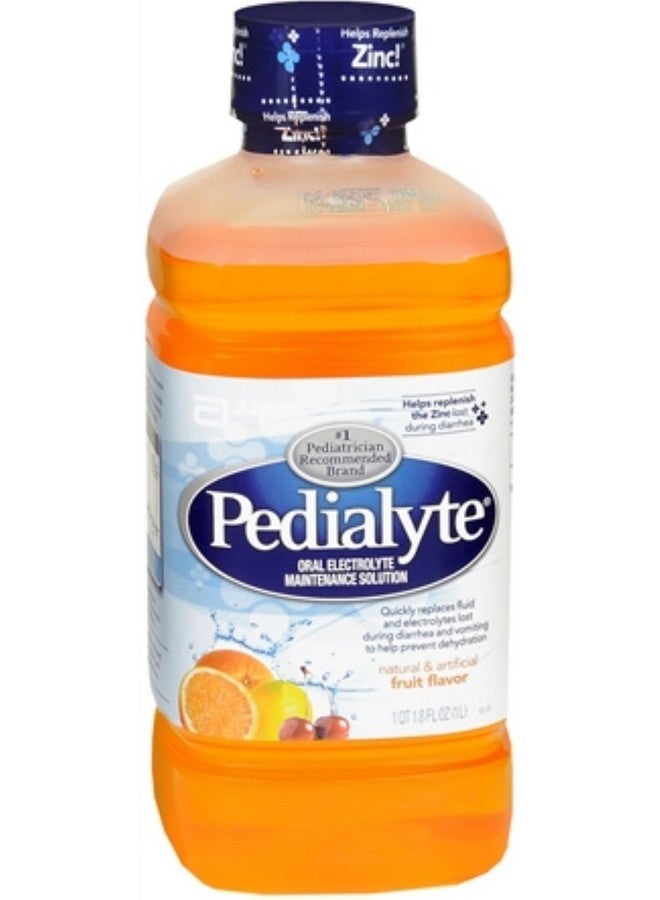 Pedialyte محلول إلكتروليت فموي للحفاظ على السوائل بنكهة الفواكه 33.80 أونصة (عبوة من 2)