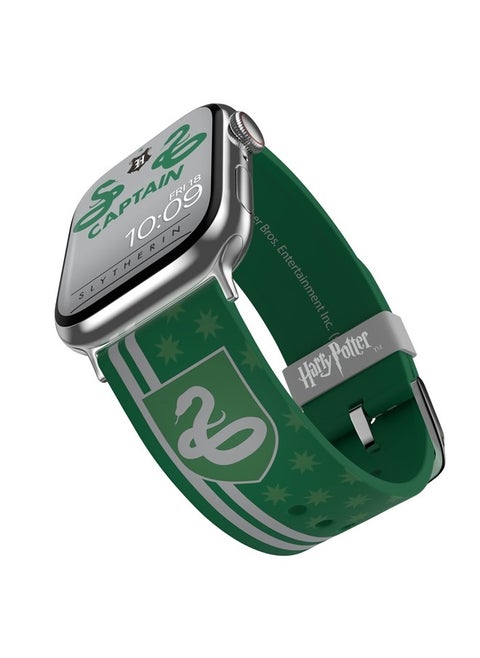 Harry Potter Smartwatch Band – Officially Licensed, Compatible with Every Size & Series of Apple Watch (watch not included) - Slytherin Pride