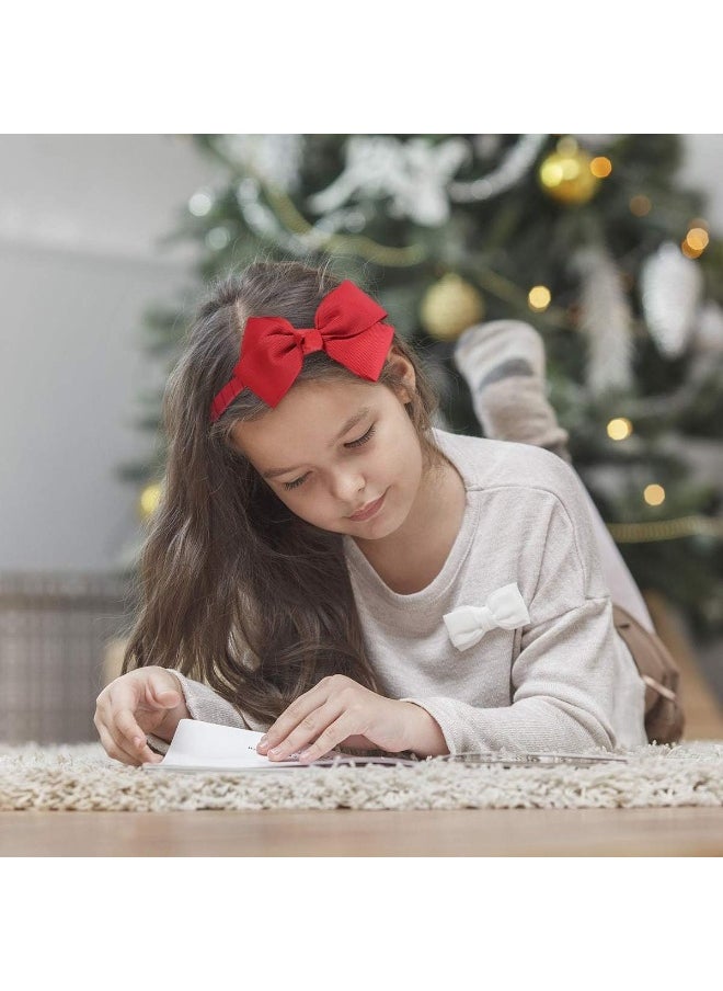 7Rainbows Fashion Cute Red Bow Headband for Girls Toddlers  - Image 4