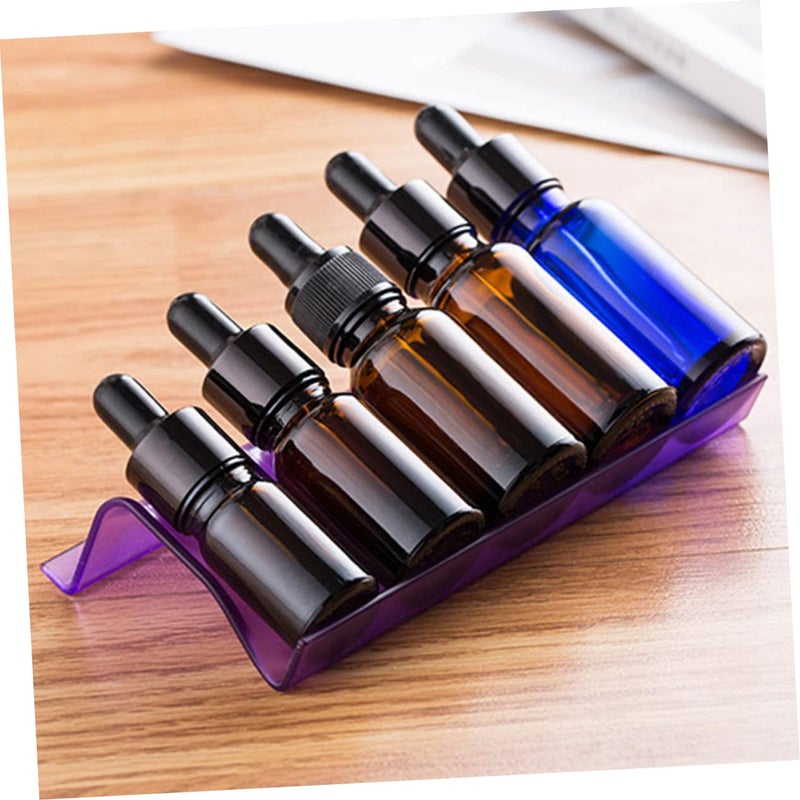 3pcsx3pcs Purple Stackable Drawer Organizer Rack for Essential Oil Bottles Storage - Image 5
