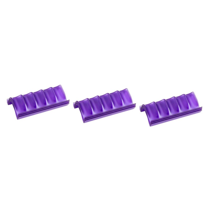 3pcsx3pcs Purple Stackable Drawer Organizer Rack for Essential Oil Bottles Storage - Image 2
