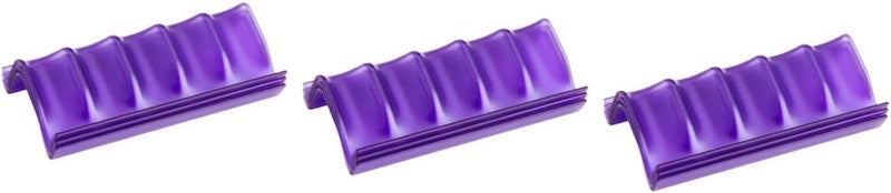 3pcsx3pcs Purple Stackable Drawer Organizer Rack for Essential Oil Bottles Storage - Image 1