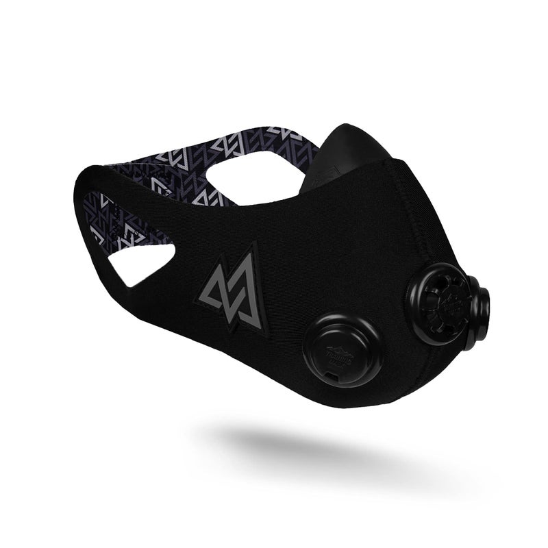 TRAININGMASK 2.0 - Elevation Training Mask for High Altitude Endurance & Breathing Workouts - Ideal for Running & Cardio (Medium, Blackout) - Image 1