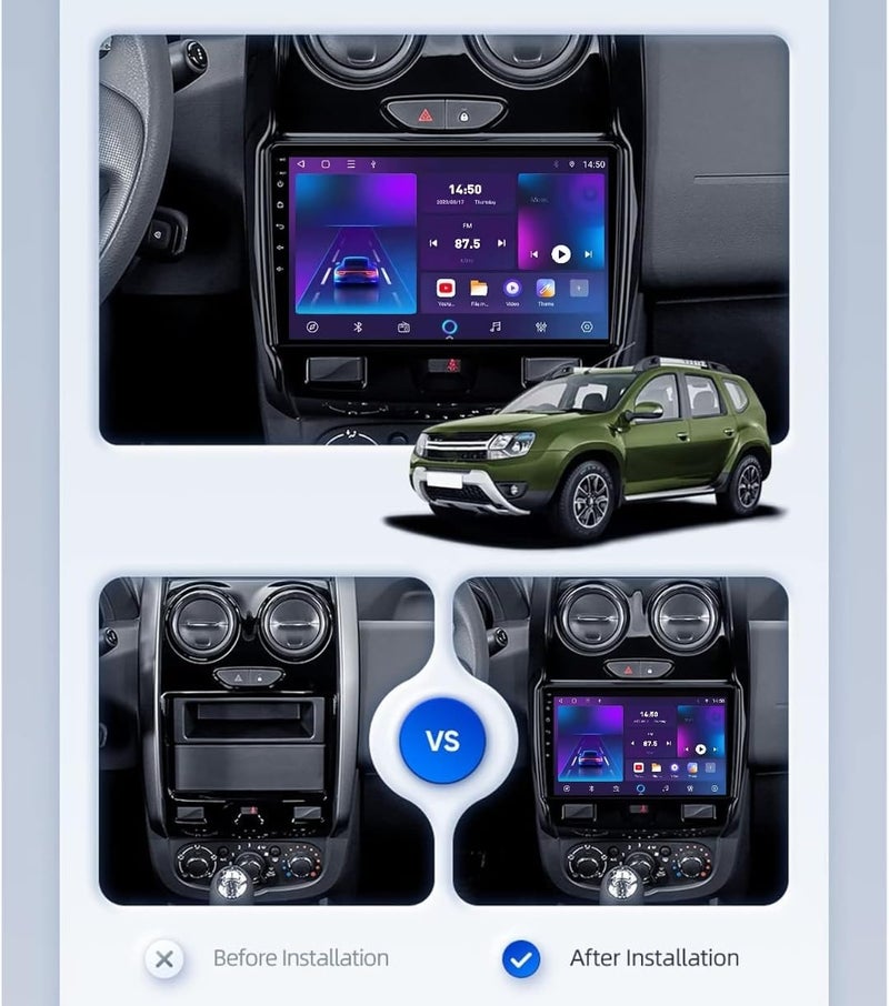 VIEREX Renault Duster Android Car Stereo with GPS & Wireless Connectivity - Image 2