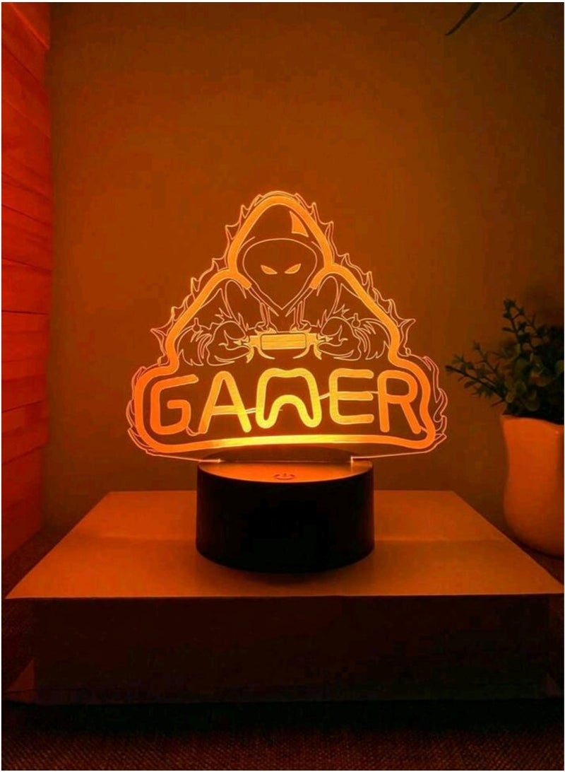GAME 3D LED Table Lamp Multicolor Gaming Pattern Decorative Table Lamp - Image 5